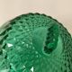 Vintage Arcoroc mint green cut glass sugar bowl or sweet jar