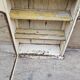 Old Burmese teak wall display case