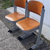 Set of 4 school chairs