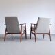 1960 Henryk Lis Fauteuils en vert eau