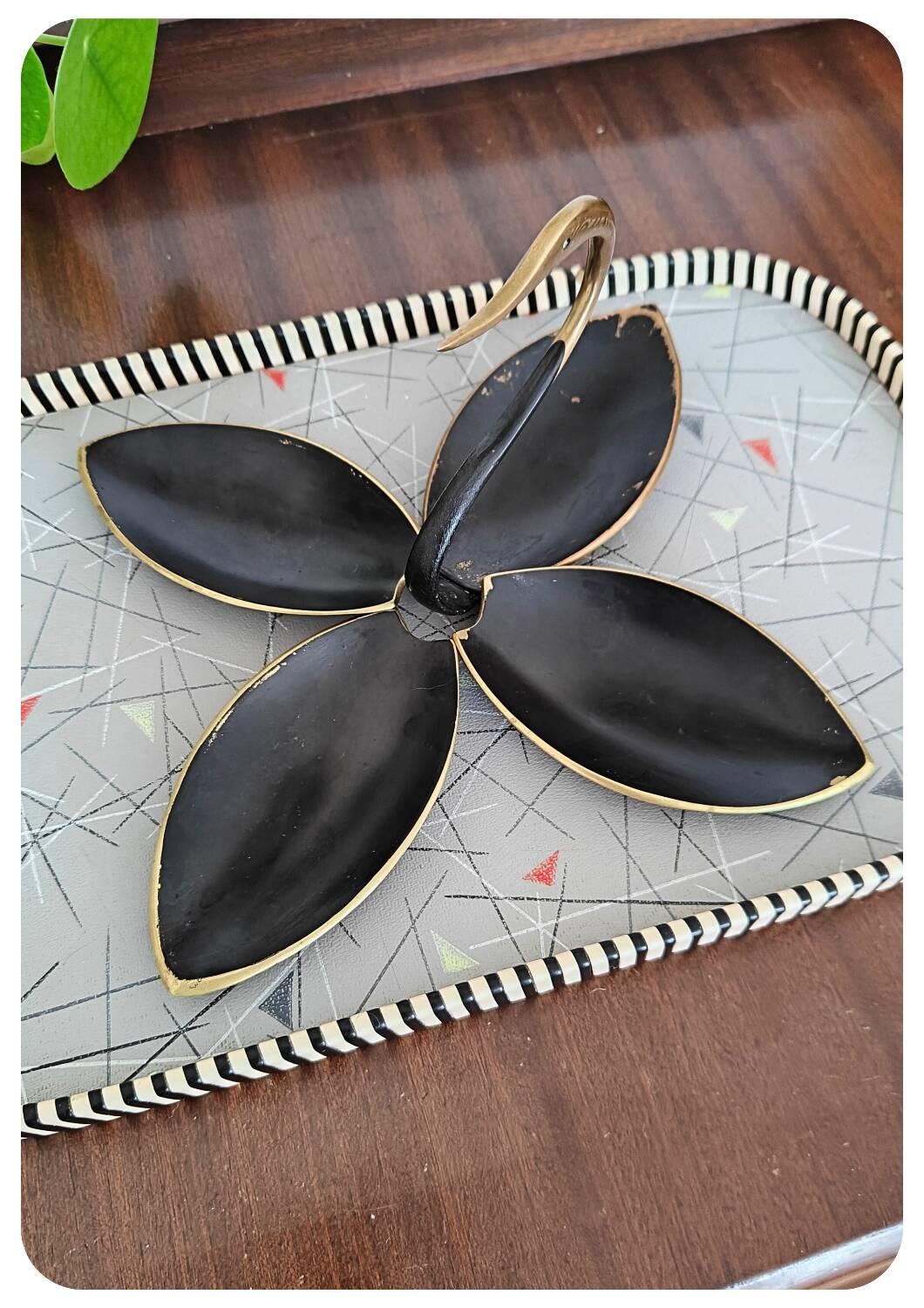 Cygne Cendriers Walter Bosse - lot de 4