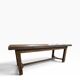 XL vintage dining table in solid wood