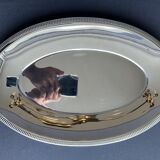 Oval stainless steel dish