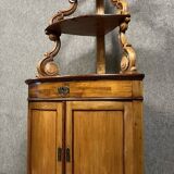 Encoignure galbée époque XIXème siècle en sapin vers 1820-1830