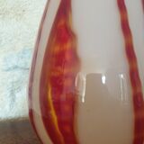 Pied de lampe ancien en verre soufflé