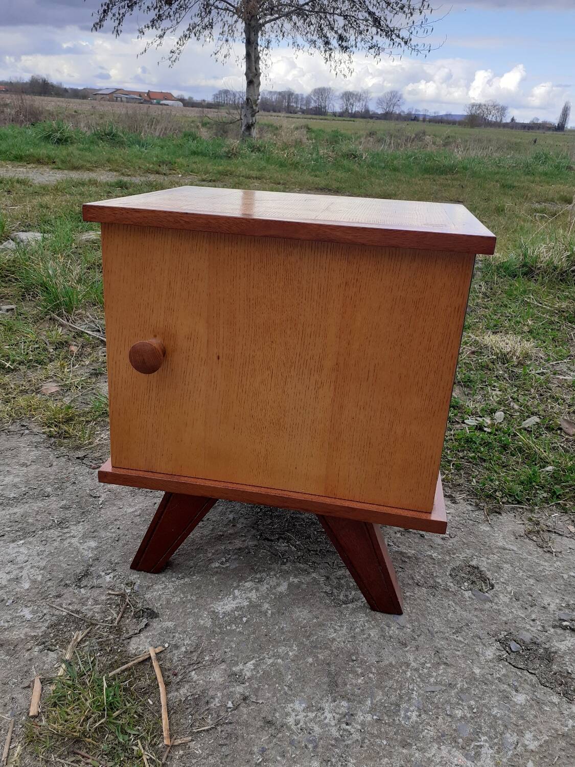 Vintage bedside table