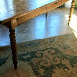 Farmhouse table dating from the end of the 19th century