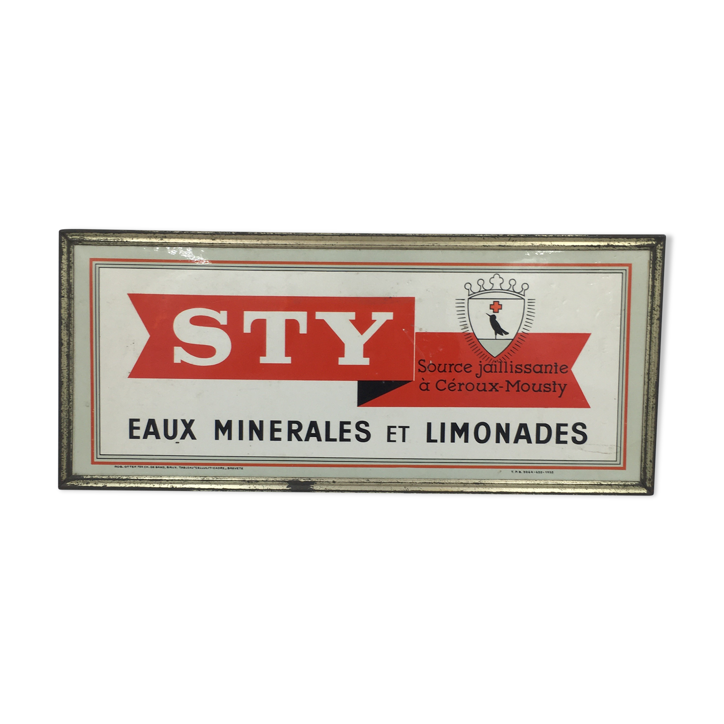 Sty advertising plate