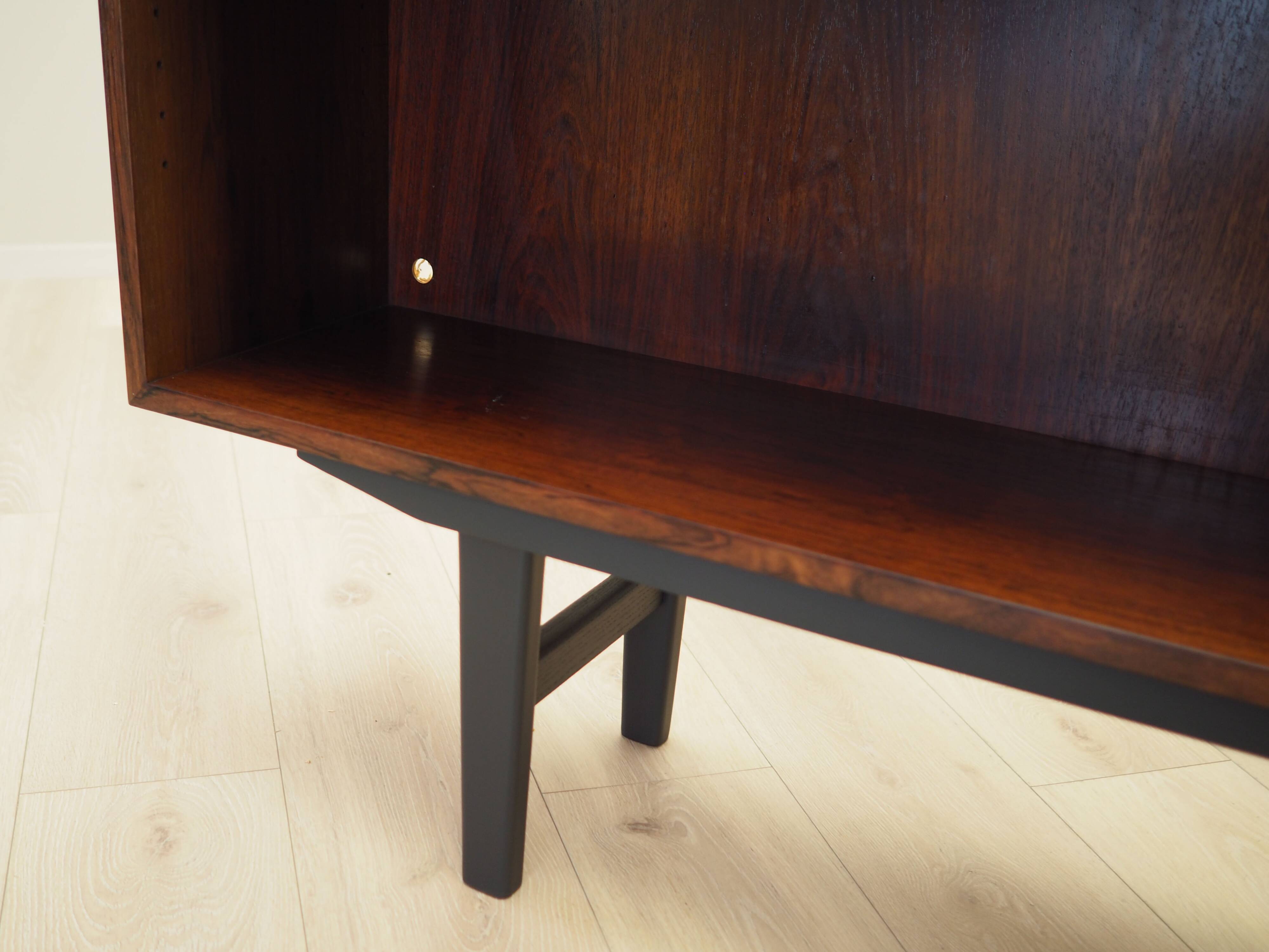 Mahogany bookcase, Danish design, 1970s, manufacturer: Omann Jun