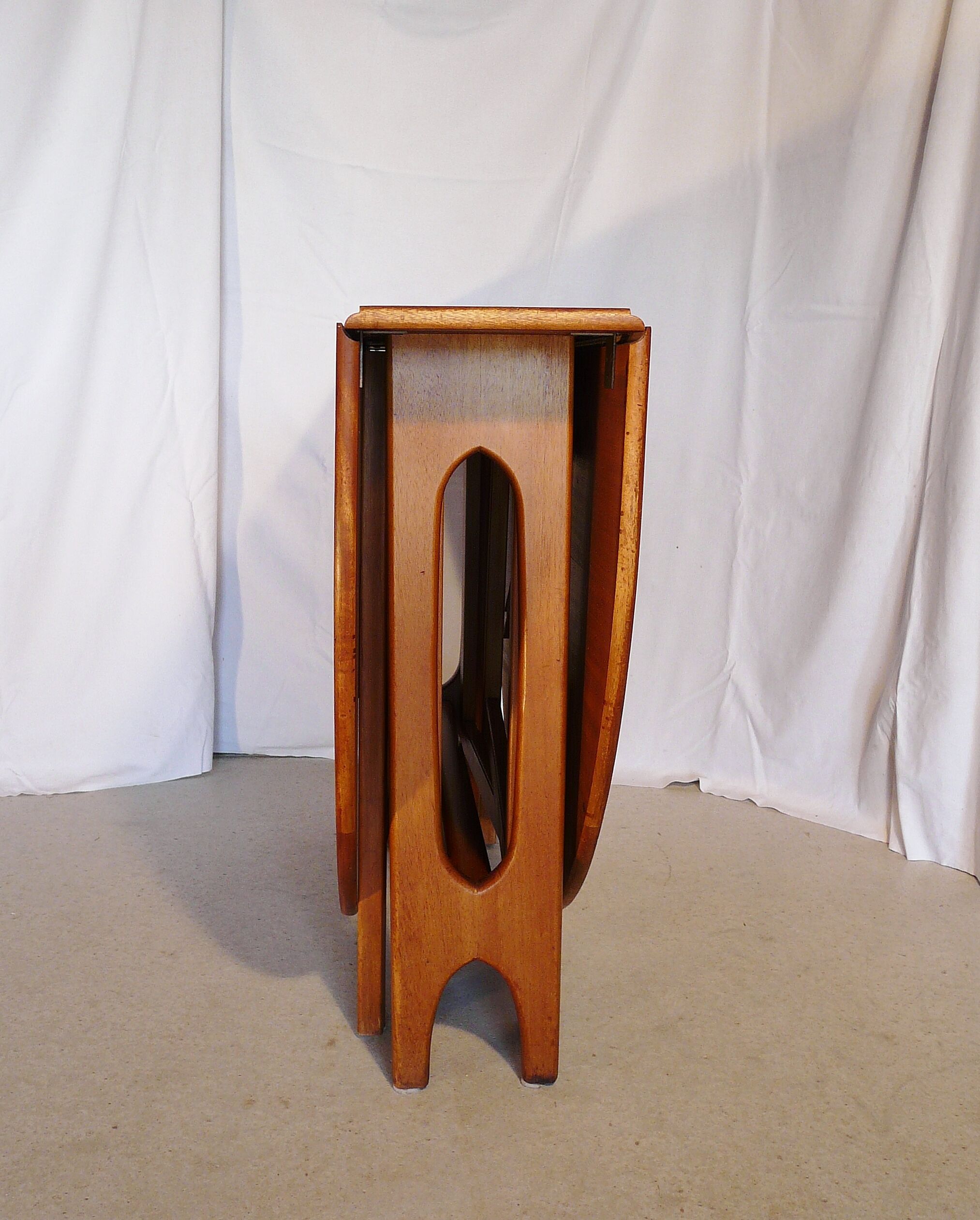 Scandinavian folding table in Jentic blond teak