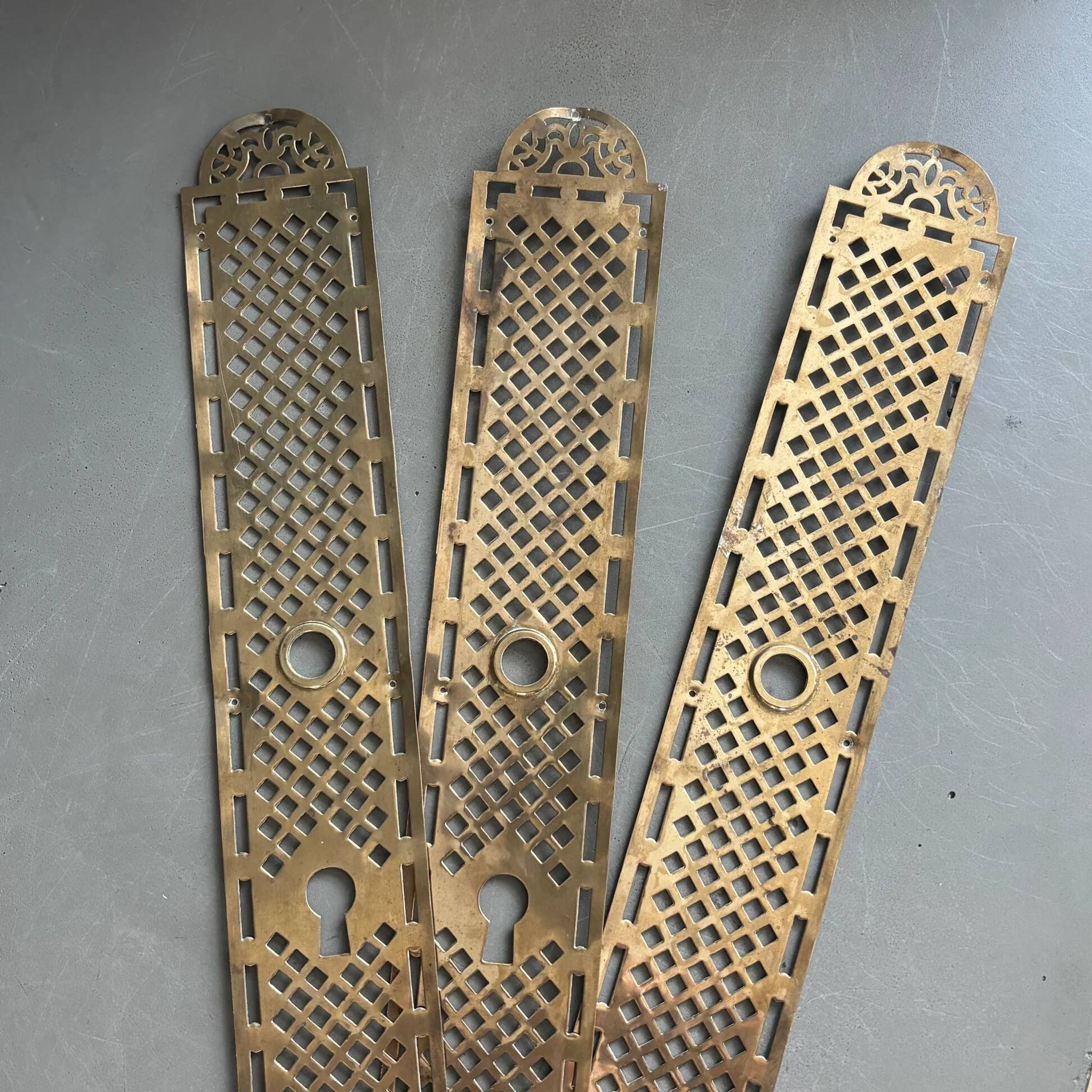 3 old cleanliness plaques - 52cm - Ref 1337