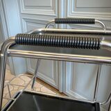 French Regency style metal serving trolley 1950