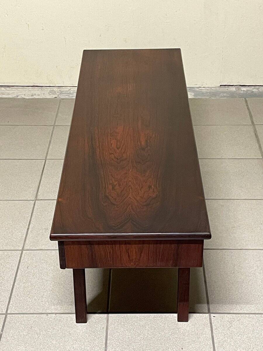 Table with three integrated drawers, 1960s.