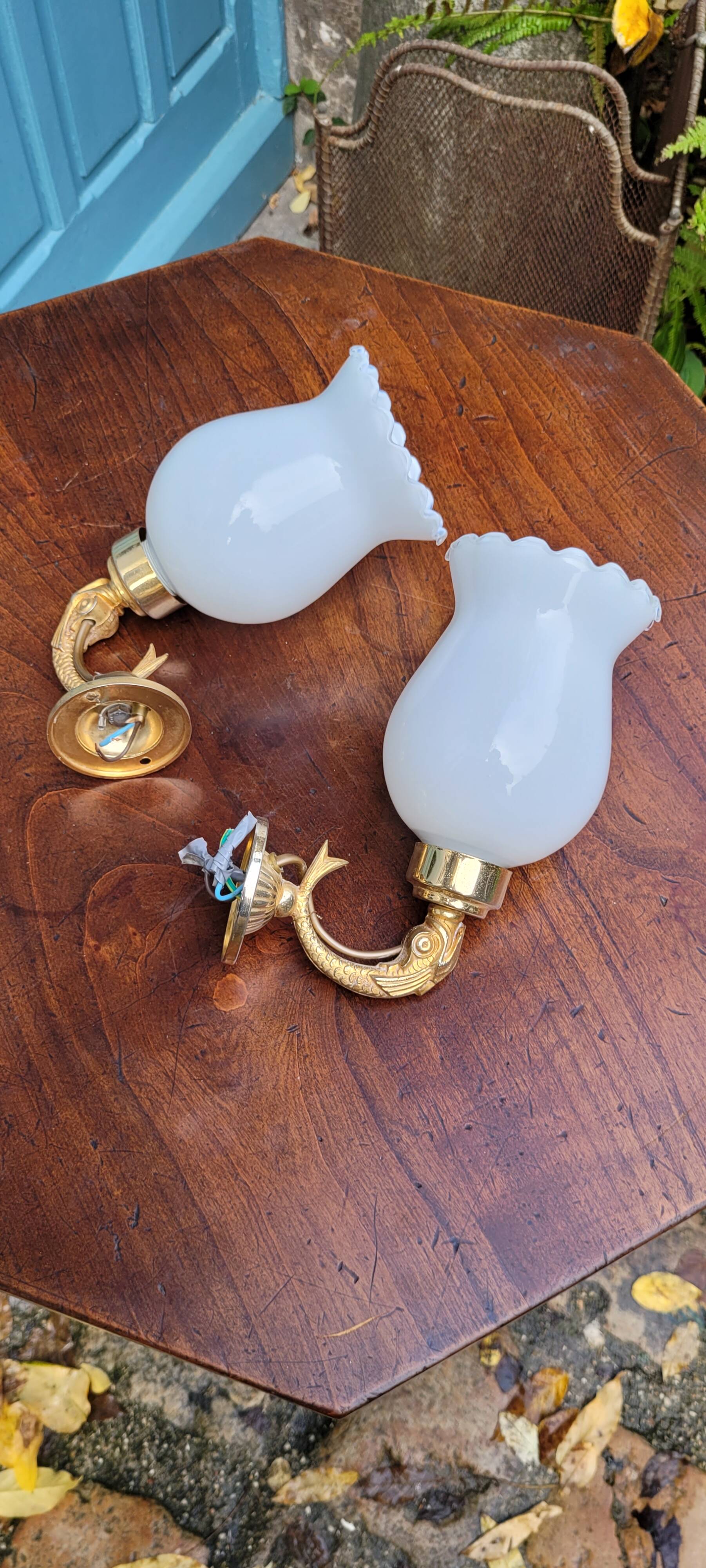 Pair of wall lights