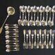 Housewife 37 pieces model with silver metal nets