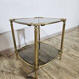 Brass side table, France, 1950s.