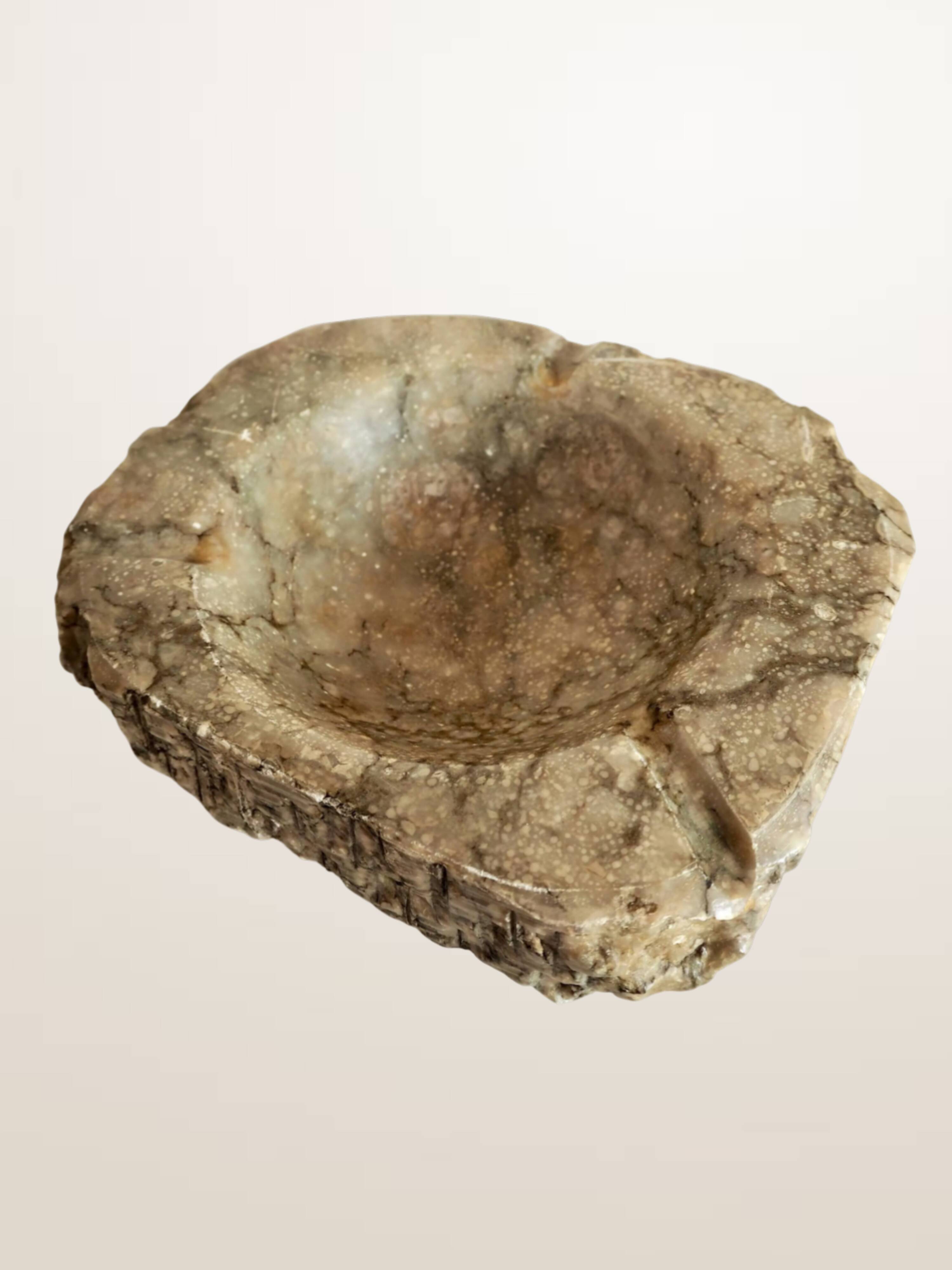 XL stone table ashtray