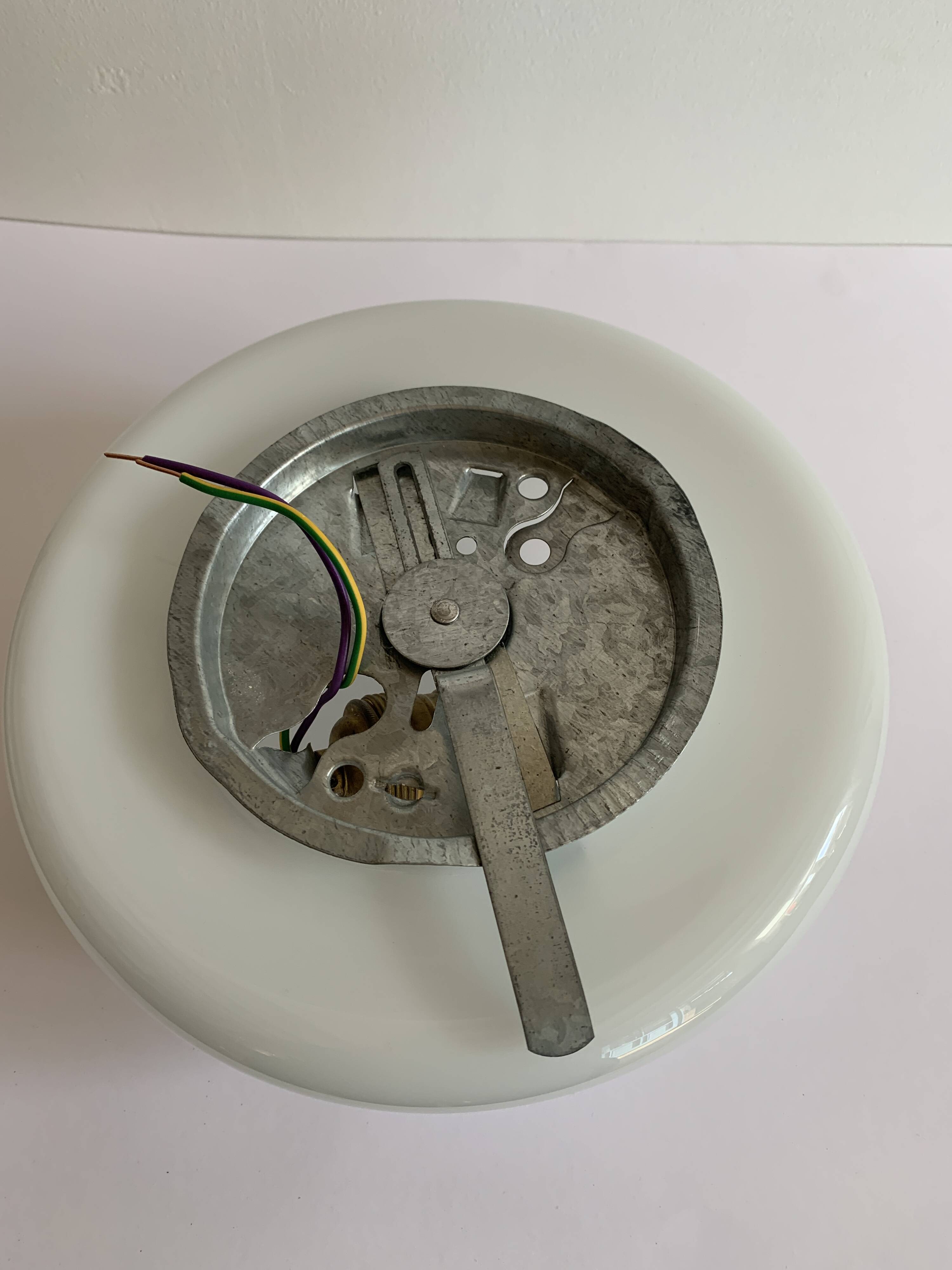 Opaline ceiling light