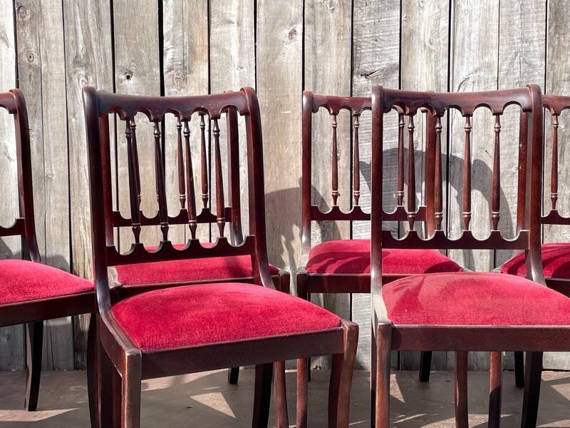Vintage Napoleon III-style chairs, 1960s