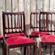Vintage Napoleon III-style chairs, 1960s