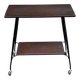 Desserte scandinave vintage en bois et acier