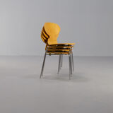 Arne Jacobsen plywood original ‘model 3100 Ant’ chair for Fritz Hansen set/4