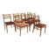 Set de 8 chaises scandinave en chêne, Suède, 1960