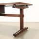 Bureau d’écriture vintage en placage de bois exotique, design, Italie, années 1960