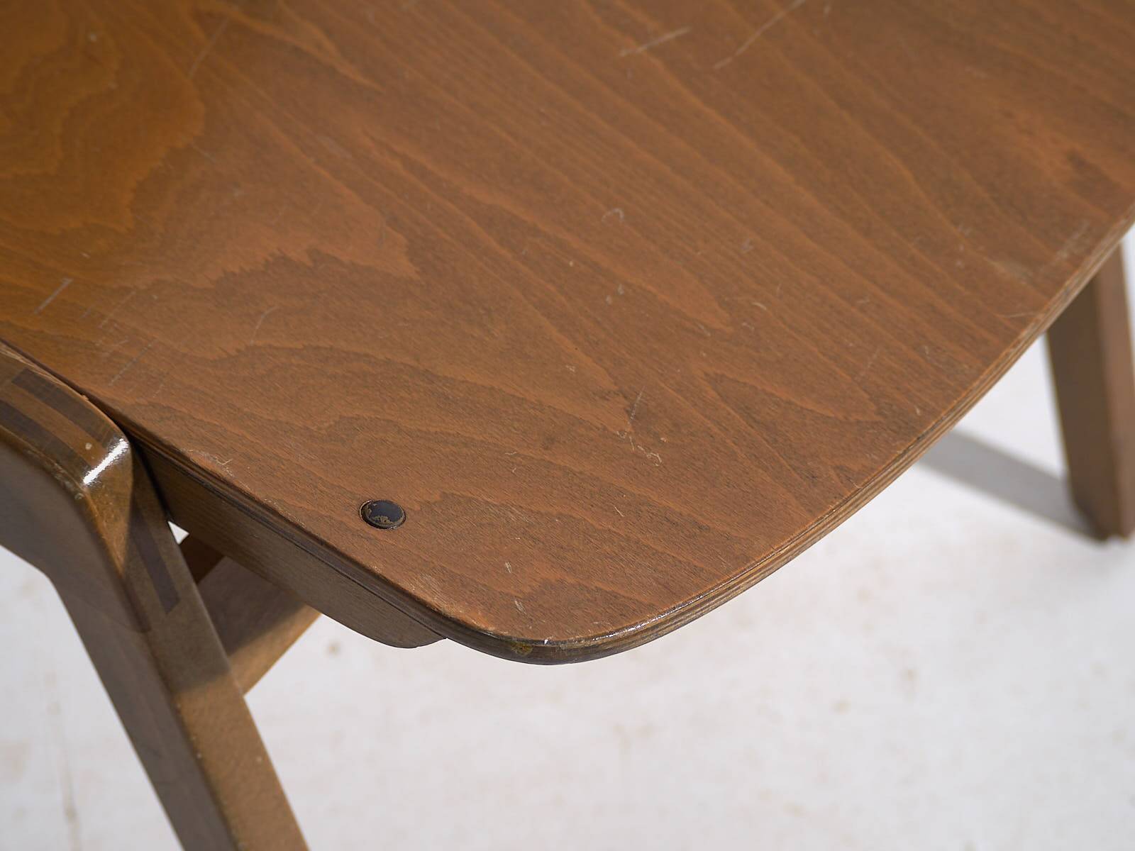 Vintage Thonet Dining Chairs (c.1950). Set of 4 pieces