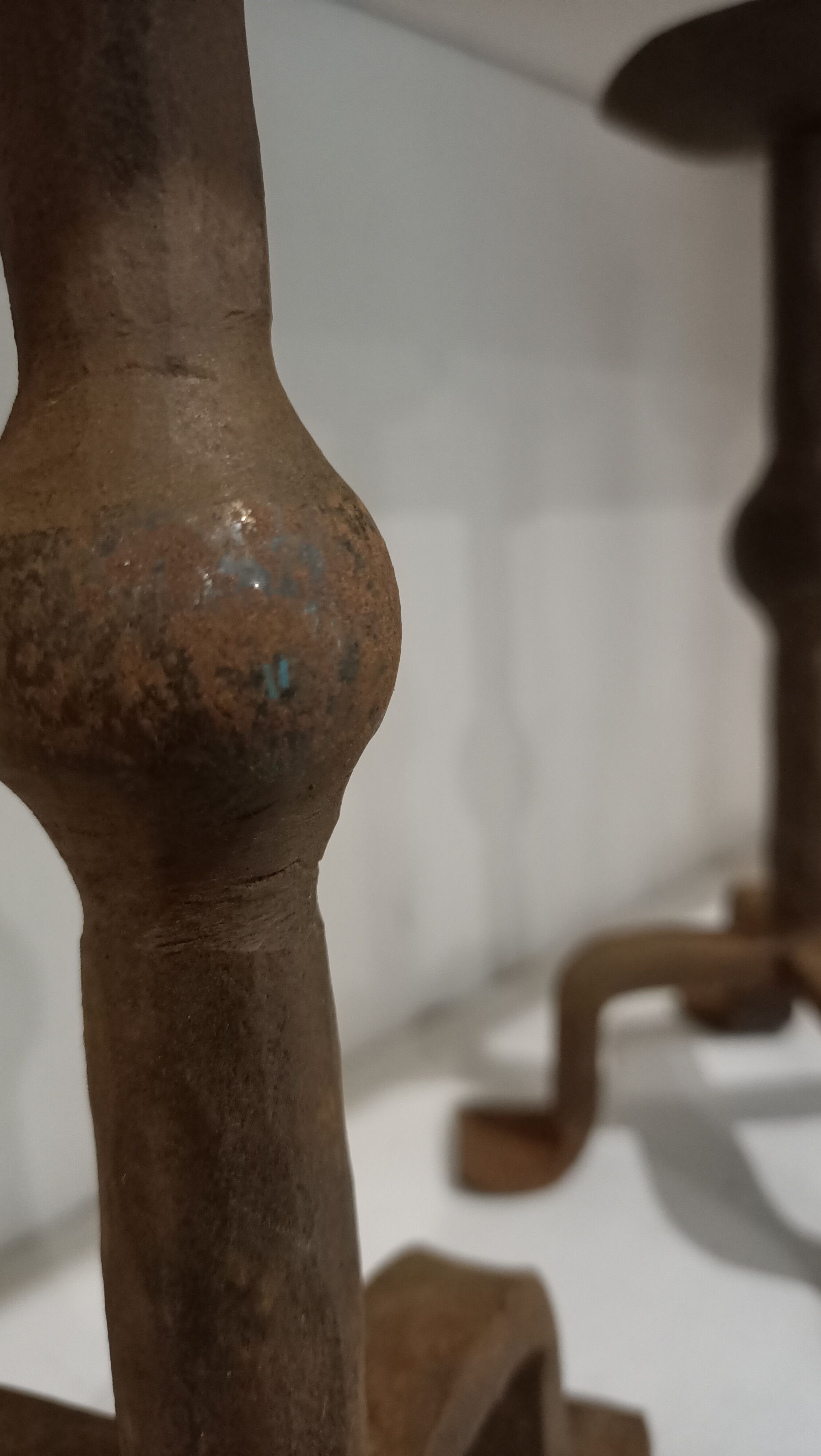 Set 4 steel candle holders