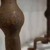 Set 4 steel candle holders