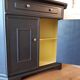 Buffet 2 portes "noir acier"
