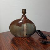Ceramic lamp foot signed