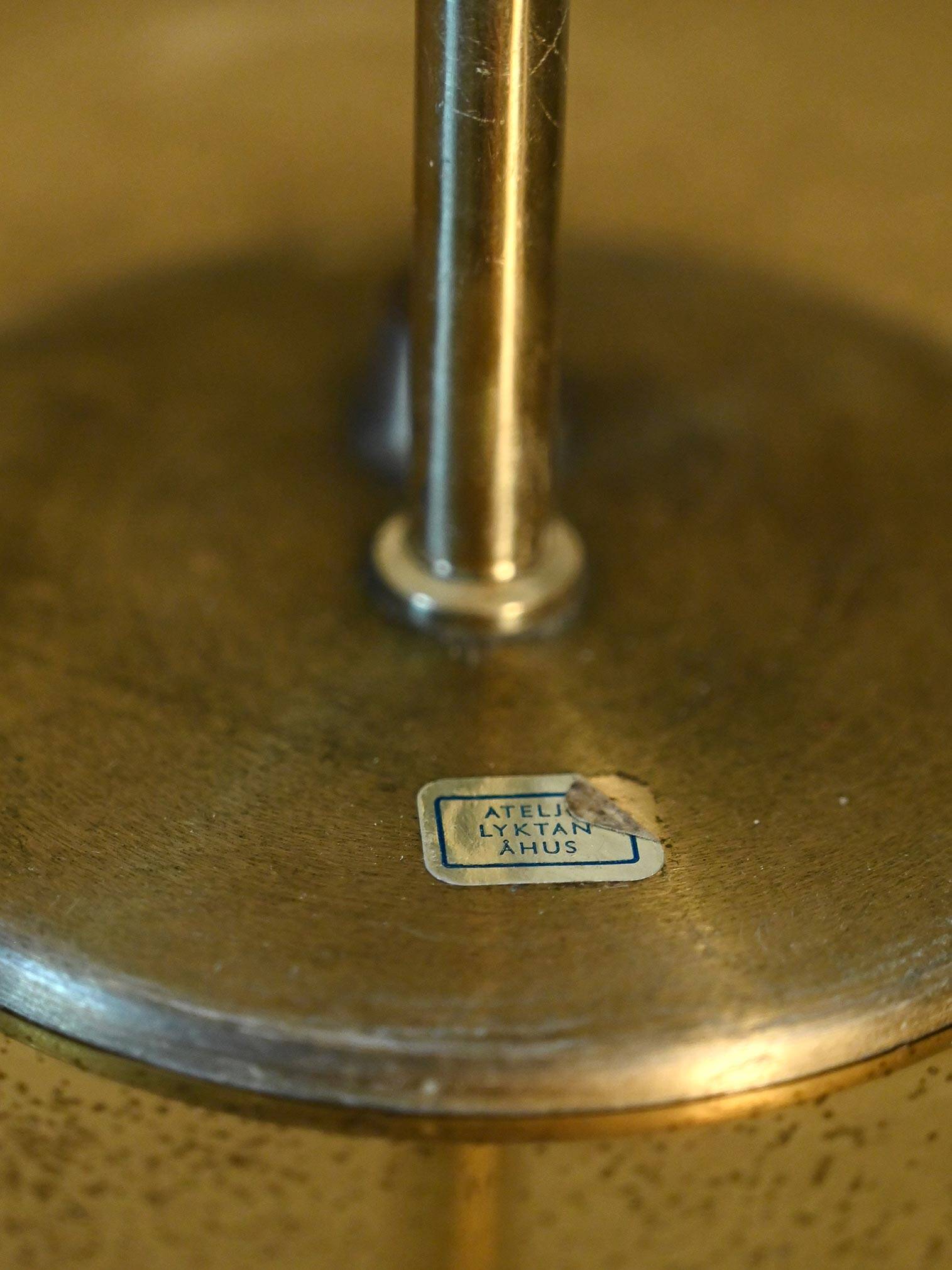 Bumling brass pendant lamp by Anders Pehrson