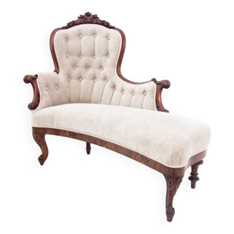 Chaise longue, Northern Europe, circa 1890. After renovation.