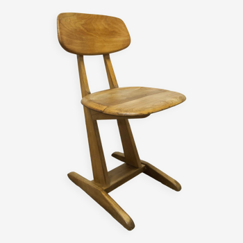 School chair hohenloher schulmöbel turngerätefabrik J. koffmann 1900 solid wood