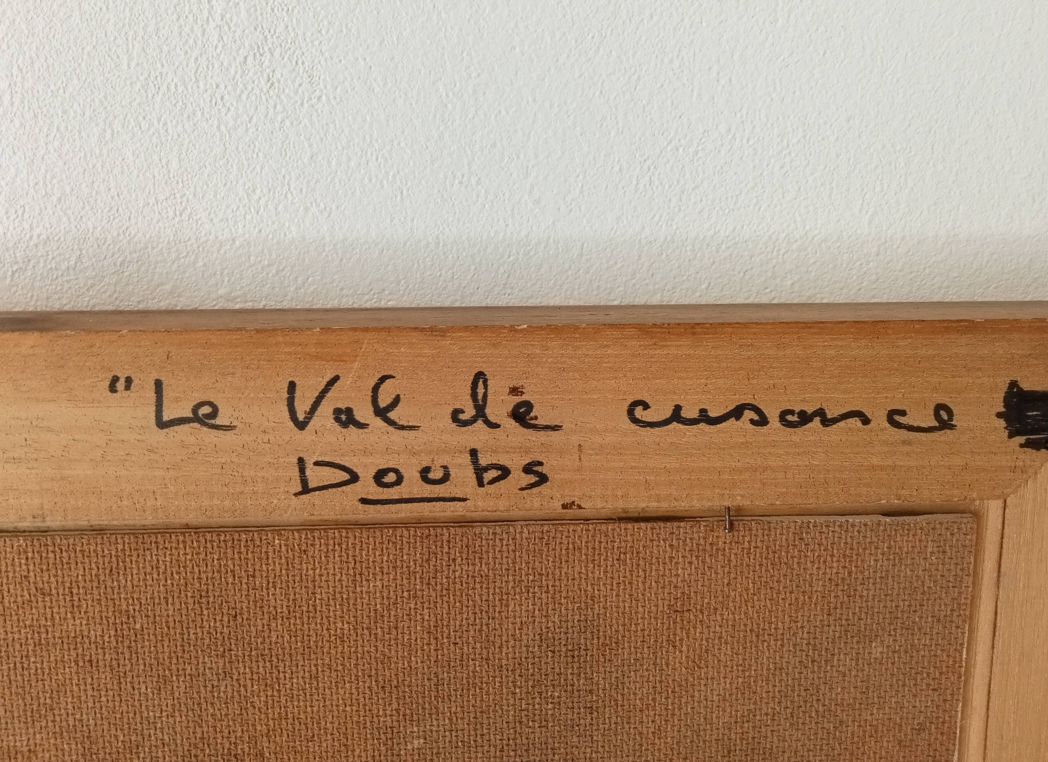 Oil painting by René Férréol Ringenbach "Val de Cusance"