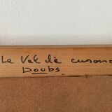 Oil painting by René Férréol Ringenbach "Val de Cusance"