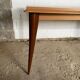 Scandinavian extendable table in light oak and teak 166/202/238x89cm vintage an50