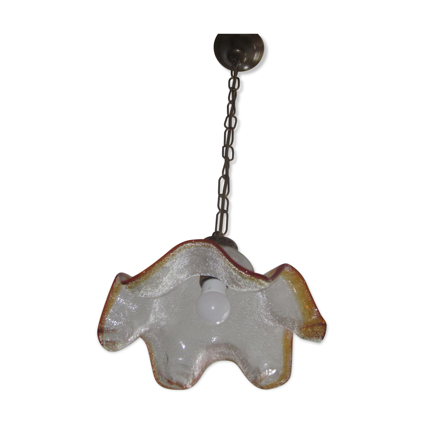 Granite glass hanging lamp