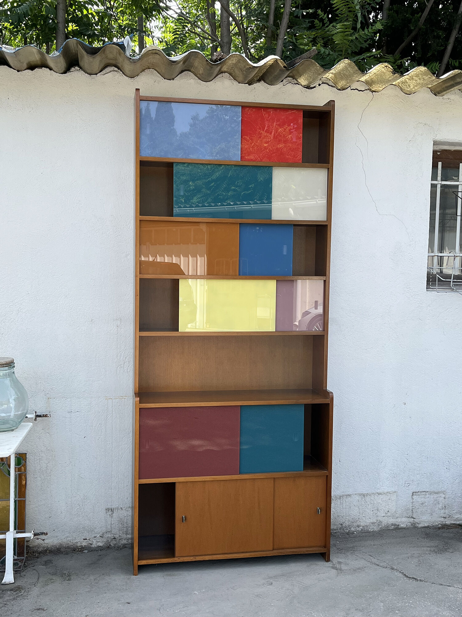 Vintage library from the 60s