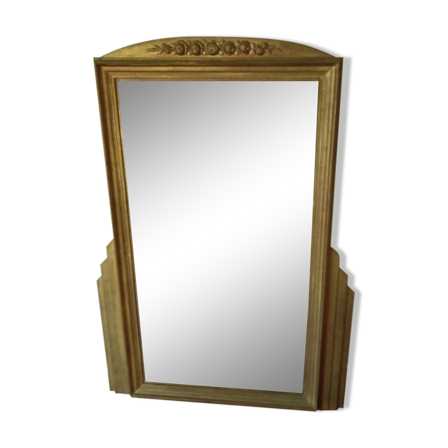 Golden mirror  100x139cm