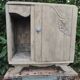Small auxiliary sandblasted piece of furniture