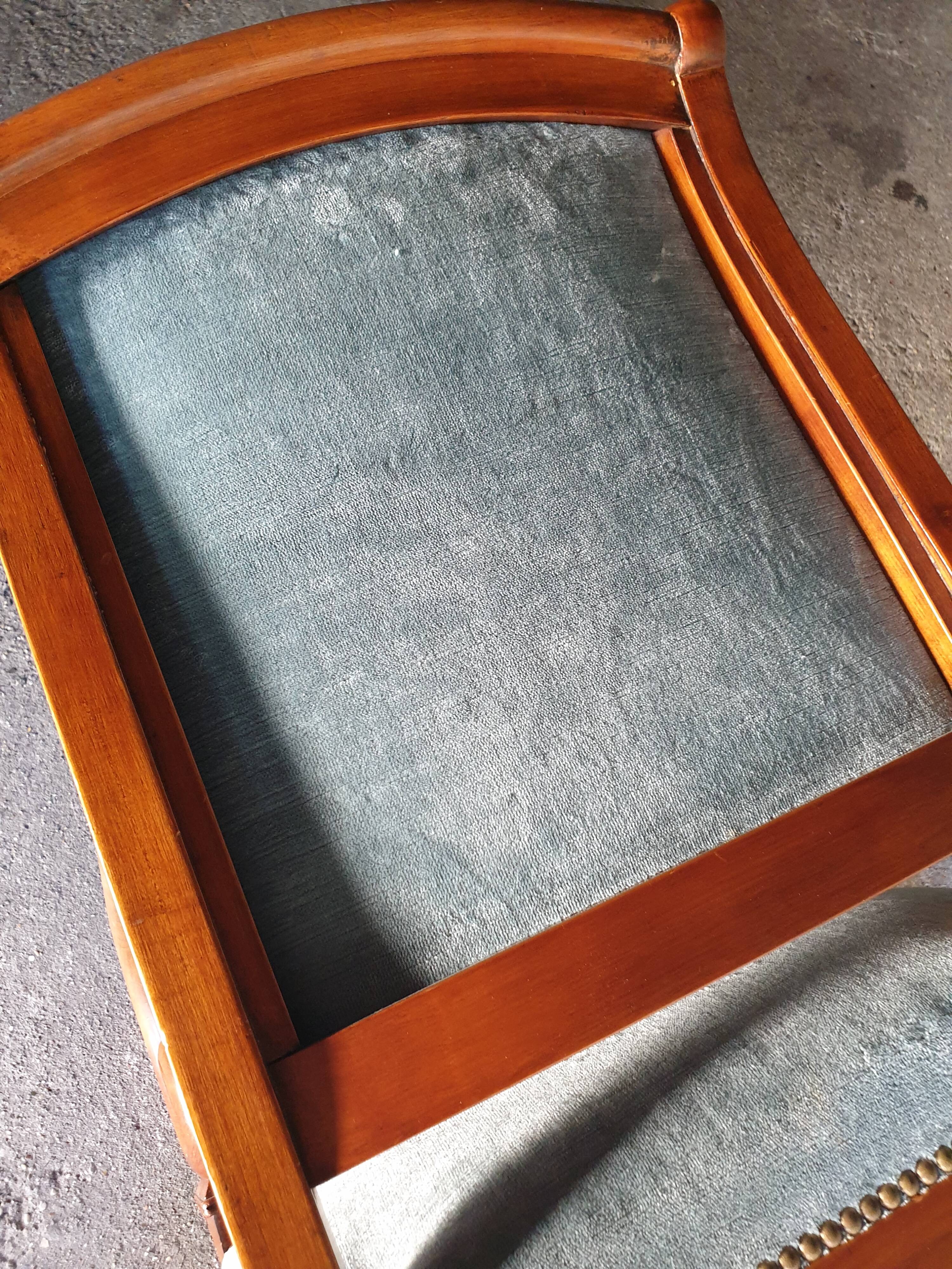 Pair of restoration armchairs