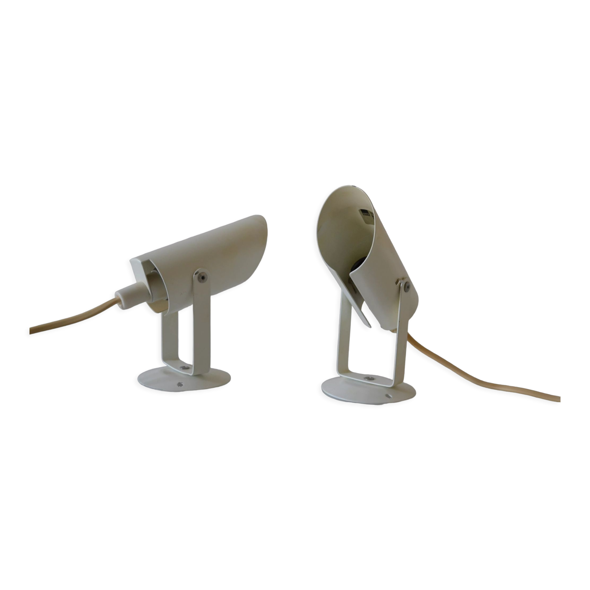 Paire d'appliques scandinaves 60's Lyfa 3009