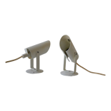Pair of Scandinavian wall lamps 60's Lyfa 3009
