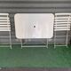 Ensemble de jardin 3 pièces table pliante et 2 chaises pliantes couleur blanc