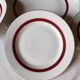 Limoges cake dish and its 6 dessert plates