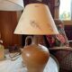 Vintage stoneware lamp