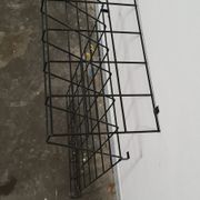 Vintage metal coat and hat rack